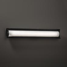 Justice Design Group FSN-8635-WEVE-MBLK - Lineate 30" Linear LED Wall/Bath