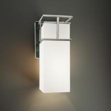 Justice Design Group FSN-8643W-OPAL-NCKL - Structure 1-Light Small Wall Sconce - Outdoor