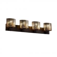 Justice Design Group FSN-8924-10-MROR-MBLK - Modular 4-Light Bath Bar