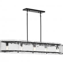 Progress P400356-31M - Rivera Collection 5-Light Matte Black Luxe Industrial Linear Light