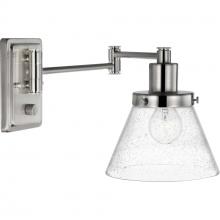 Progress P710084-009 - Hinton Collection Brushed Nickel Swing Arm Wall Light