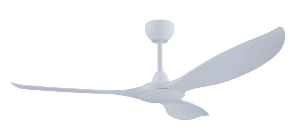 60" MISSION BAY c/fan, White matt