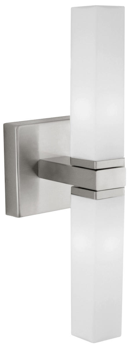 2 LT Bath/Vanity Light w/ a Matte Nickel Finish & Opal Frosted Glass
