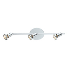 Eglo 200399A - 3 LT Fixed Track Light w/ a Chrome Finish & Adjustable Lamp Heads
