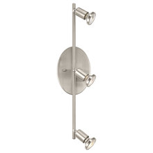 Eglo 200777A - 3 LT Fixed Track Light w/ a Matte Nickel Finish & Adjustable Lamp Heads