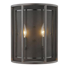 Eglo 202816A - 2x60W Wall Light w/ Oil Rubbed Bronze Finish and Metal Shade