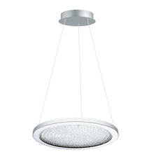 Eglo 203453A - 1x27W LED Pendant w/ Chrome Finish & Clear Glass w/ Clear Crystal Stones