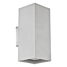 Eglo 87019A - 2x50W Wall Light With Aluminum Finish