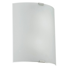 Eglo 90463A - 2x100W Wall Light With Chrome Finish & Satin Glass