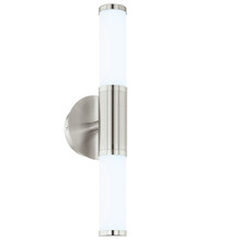 Eglo 95144A - 1x11W LED Vanity Wall Light With Satin Nickel Finish & Opal Glass