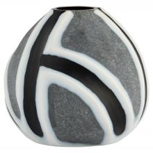 Cyan Designs 12208 - Calle Vase | Black | White | Grey - Small