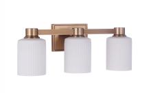 Craftmade 12920SB3 - Bretton 3 Light Vanity