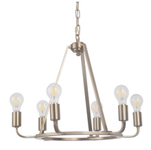 Craftmade 45926-SB - 6 Light Chandelier