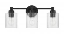 Craftmade 60203-FB - Lyndsey 3 Light Vanity in Flat Black