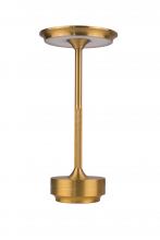 Craftmade 86294GD-TR - LED Indoor Rechargeable Portable Lamp