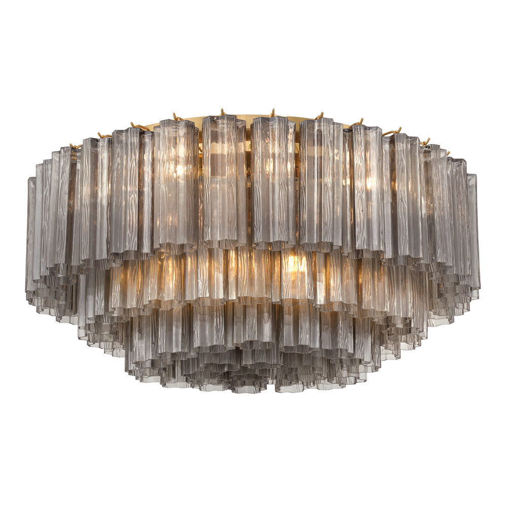 Addis 16 Light Aged Brass Flush Mount