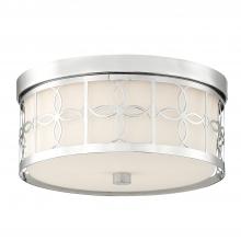 Crystorama ANN-2105-PN - Anniversary 2 Light Polished Nickel Flush Mount