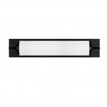 Crystorama FOS-A8051-MK - Foster 1 Light LED Matte Black Bathroom Vanity