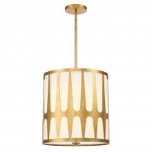 Crystorama ROY-805-GA - Royston 4 Light Antique Gold Mini Chandelier