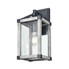 DVI DVP41271BK+WWG-CL - Nipigon Outdoor 12.5 Inch Sconce