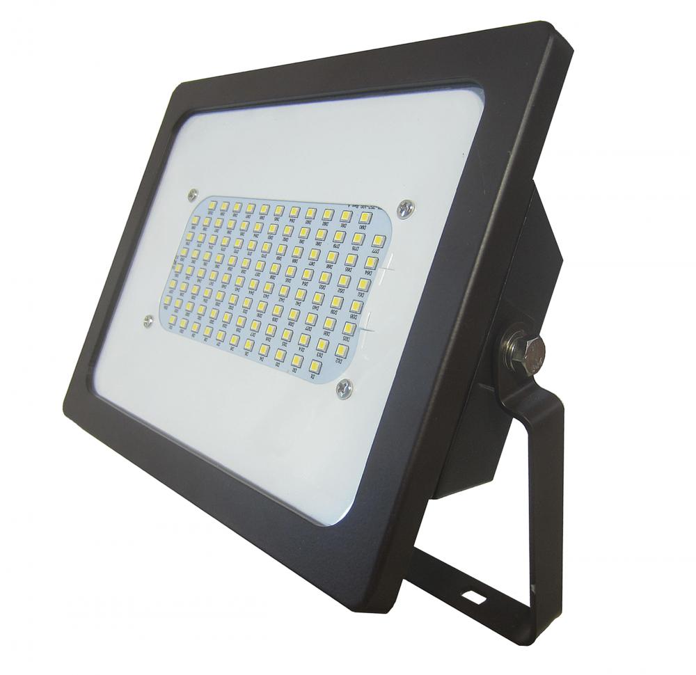 120-277V Black Integrated LED Adjustable Floodlight