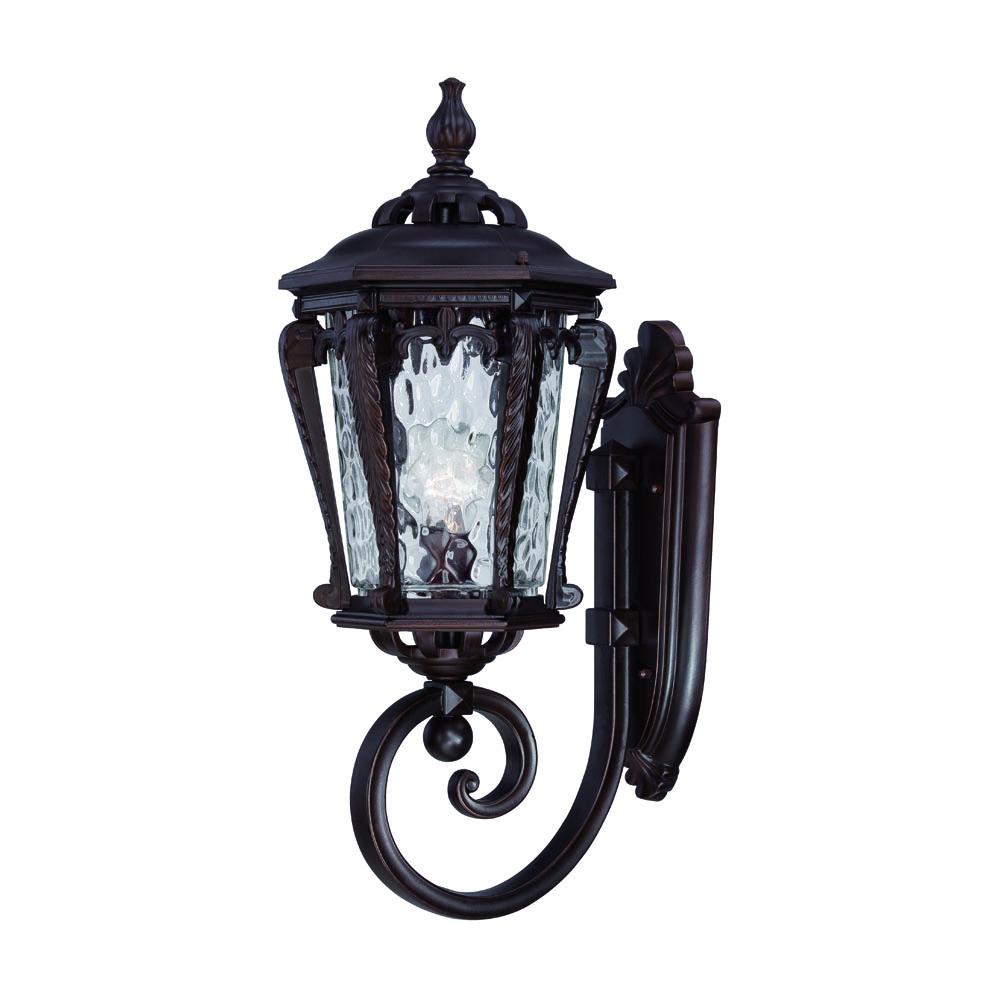 Stratford Collection Wall-Mount 1-Light Outdoor Architectural Bronze Light Fixture