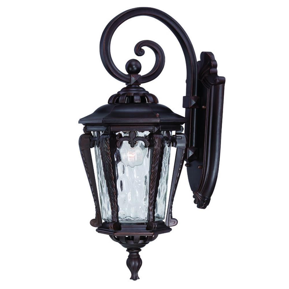 Stratford Collection Wall-Mount Outdoor Architectural Bronze Light Fixture