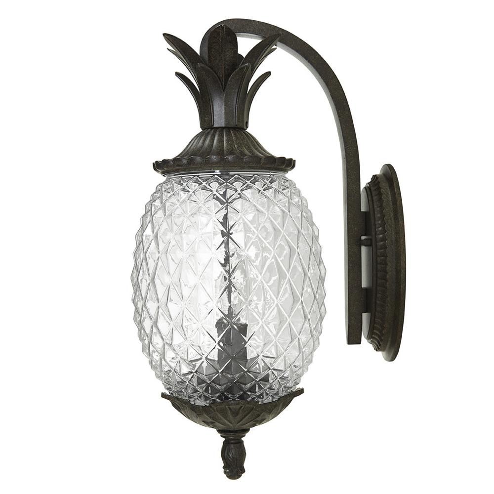 Lanai Collection Wall-Mount 2-Light Outdoor Black Coral Light Fixture  7502BC Best Lighting