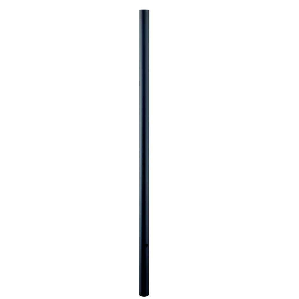 Direct Burial Lamp Posta Collection 8 ft. Matte Black Smooth Lamp Post