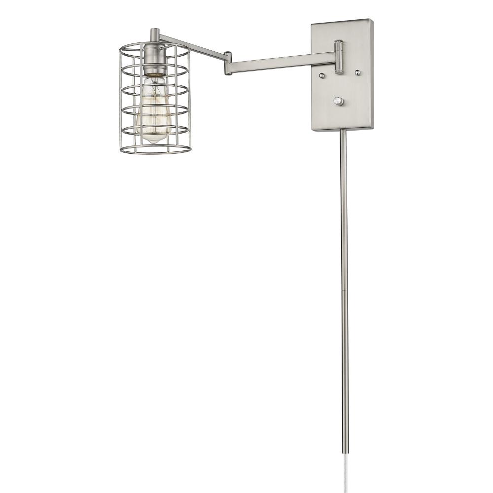 Jett 1-Light Satin Nickel Sconce