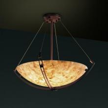Justice Design Group ALR-9724-35-DBRZ-LED6-6000 - 36" LED Pendant Bowl w/ Crossbar