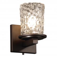 Justice Design Group GLA-8771-16-CLRT-DBRZ - Dakota 1-Light Wall Sconce