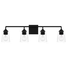 Quoizel THO8631MBK - Thoresby 4-Light Matte Black Vanity Light