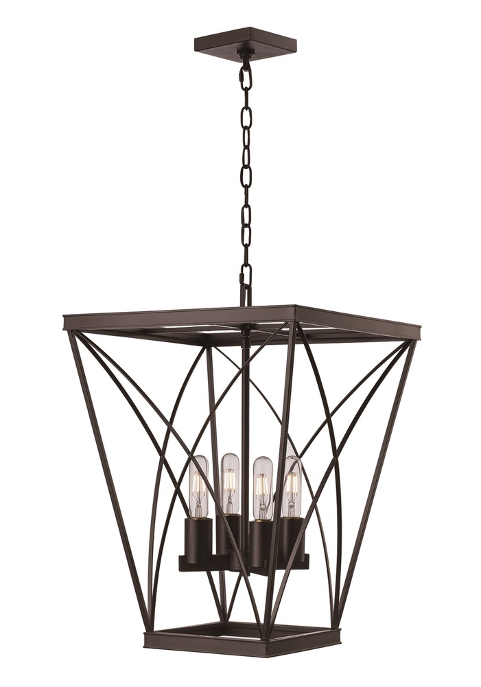 Legacy 4-Light Inverted Cage Pendant