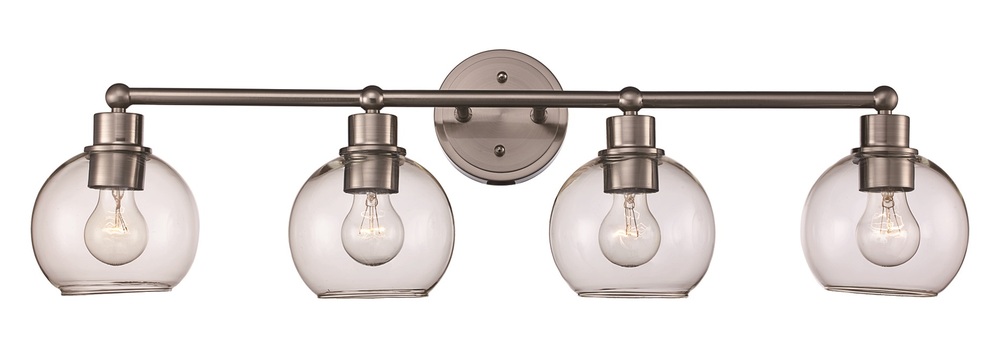Grand Collection 4-Light Globe Shaded Vanity Wall Light