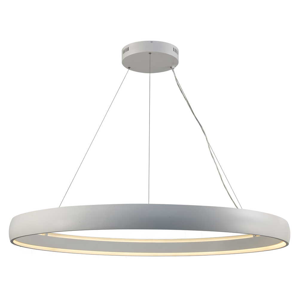 Halo Collection LED Glass Ring Pendant Light