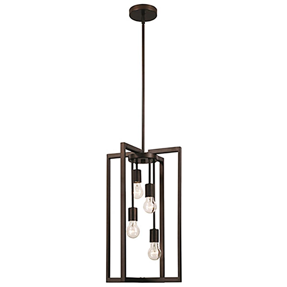 Eastwood Collection 4-Light Industrial Cage Metal Pendant