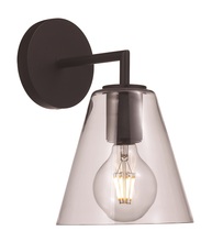 Trans Globe 22241 BK - Kennedy 1-Light Indoor Cone Shade Armed Sconce