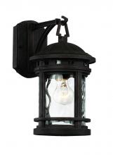 Trans Globe 40370 RT - Boardwalk Collection 1-Light, Hook Hanging Wall Lantern with Water Glass