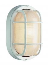 Trans Globe 41005 WH - Aria 1-Light Caged Ribbed Glass Bulkhead Pocket Lantern