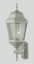 Trans Globe 51000 WH - Classical Collection, Traditional Metal and Beveled Glass, Armed Wall Lantern Light