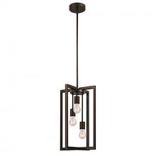 Trans Globe PND-998 - Eastwood Collection 3-Light Industrial Cage Metal Pendant