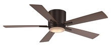 Trans Globe F-1017 ROB - Finnley Collection Indoor LED Light, 5-Blade Ceiling Fan with Opal Glass Lens