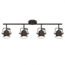 Westinghouse 6116800 - 4 Light Track Light Kit Oil Rubbed Bronze Finish with Highlights