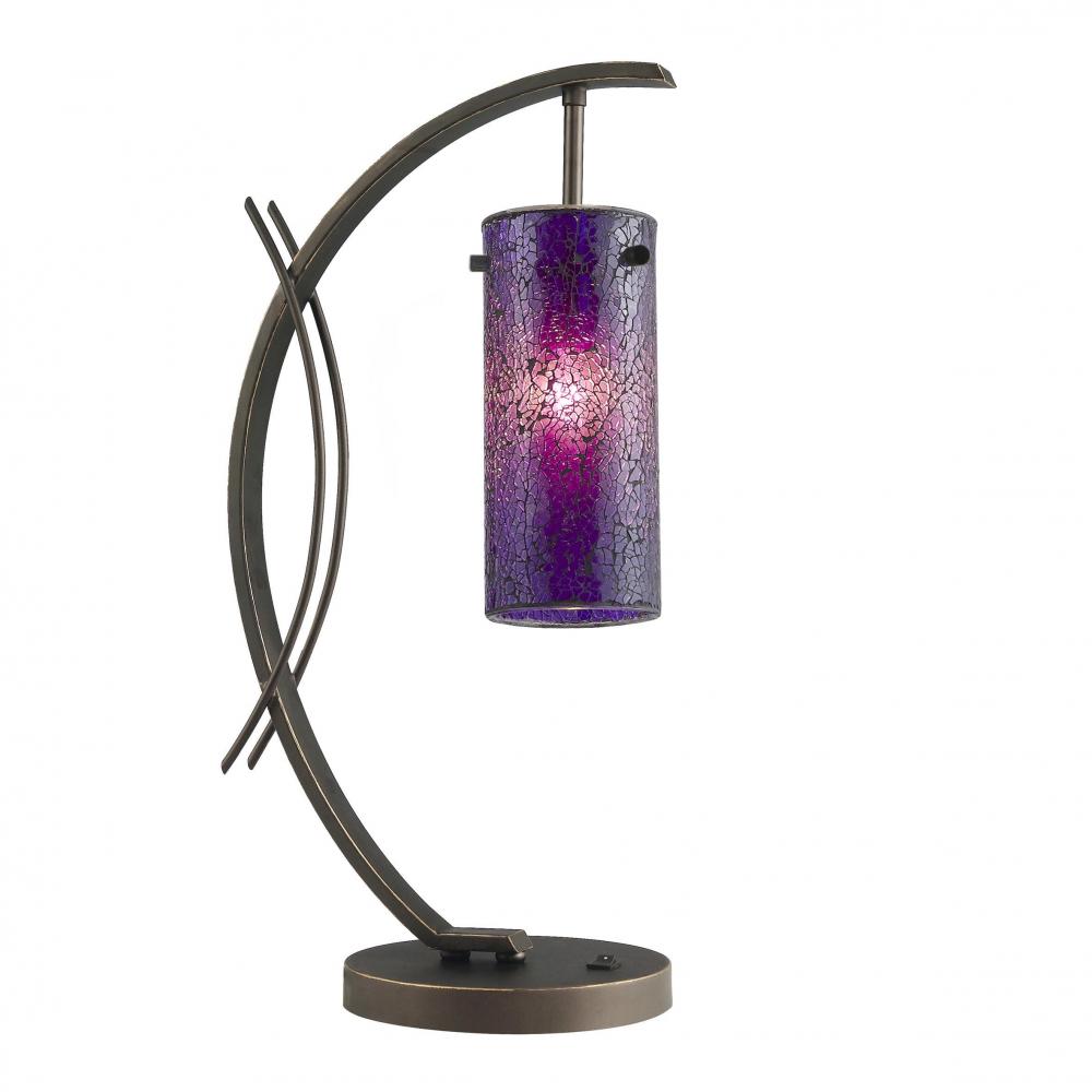 Woodbridge Lighting 13482MEB-M10PUR Eclipse Table Lamp