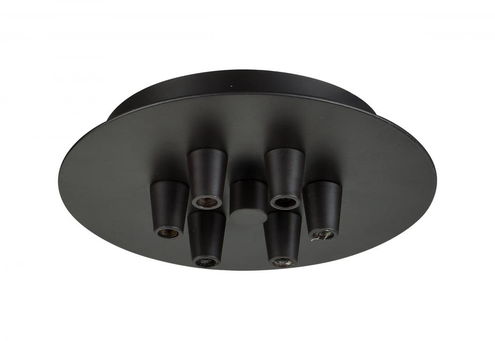 6 Light Round Multi Port Canopy