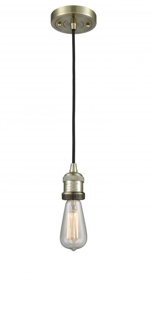 Bare Bulb 1 Light Mini Pendant