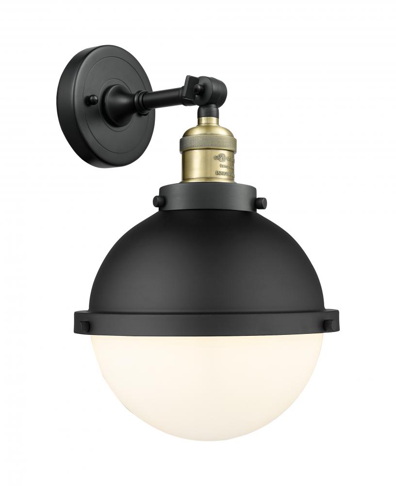 Hampden - 1 Light - 9 inch - Black Antique Brass - Adjustable Sconce
