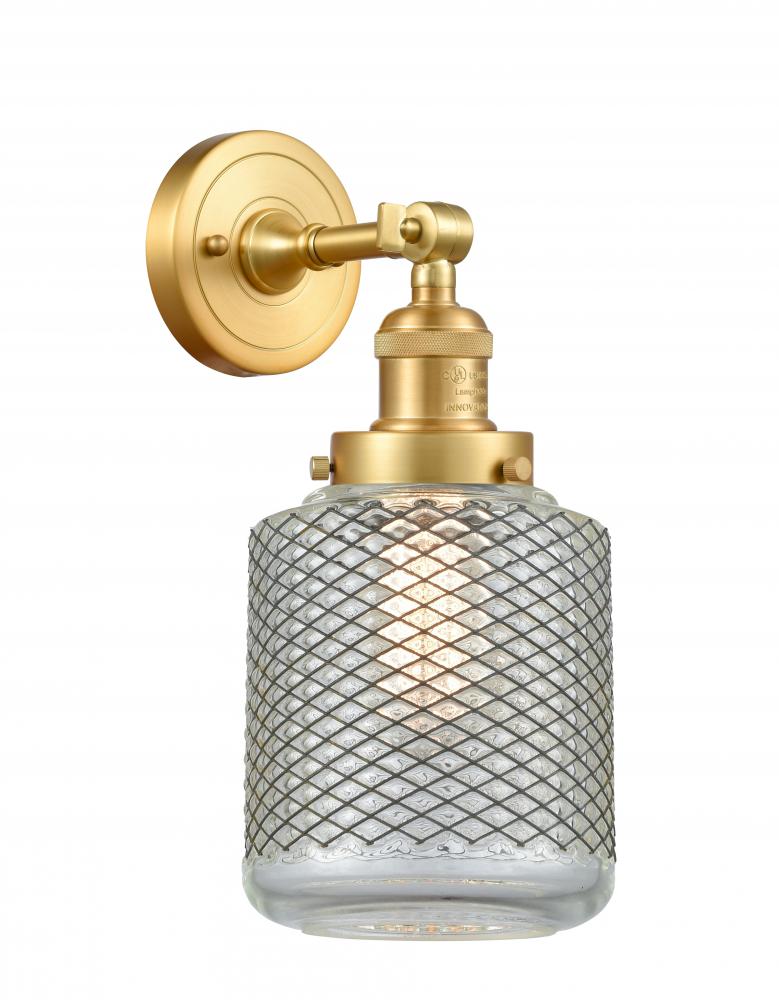 Stanton - 1 Light - 6 inch - Satin Gold - Adjustable Sconce