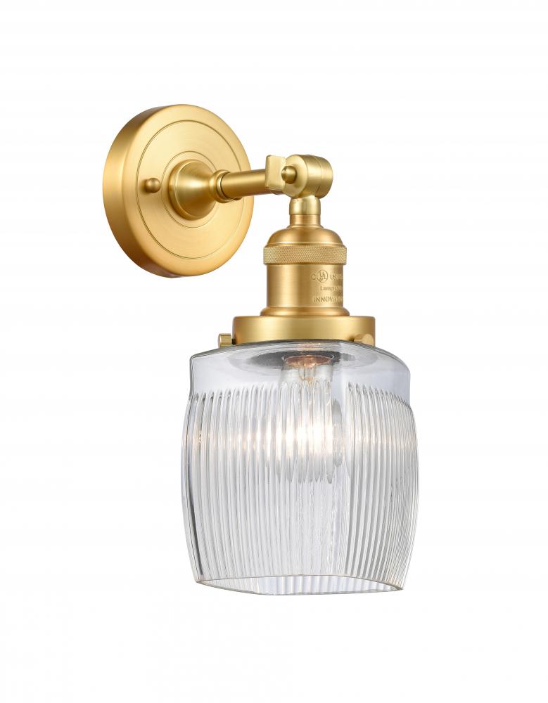 Colton - 1 Light - 6 inch - Satin Gold - Adjustable Sconce